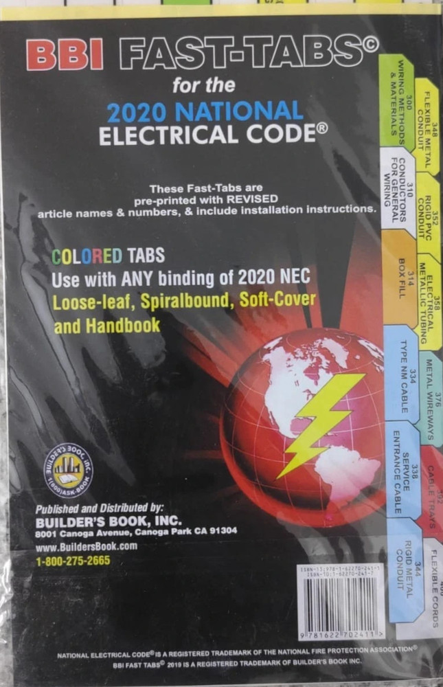 NFPA 2020 BBI FAST TAB