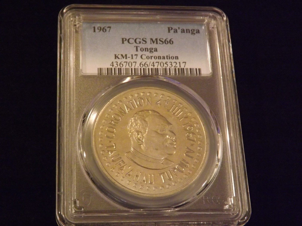 1967   2 Pa     TONGA         PCGS  MS 66