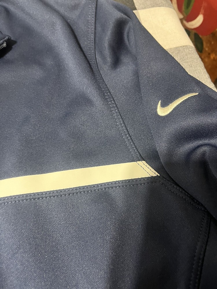 Nike Tour Performance Therma Fit Half Zip Pullover Golf Jacket Size XL Nice Navy
