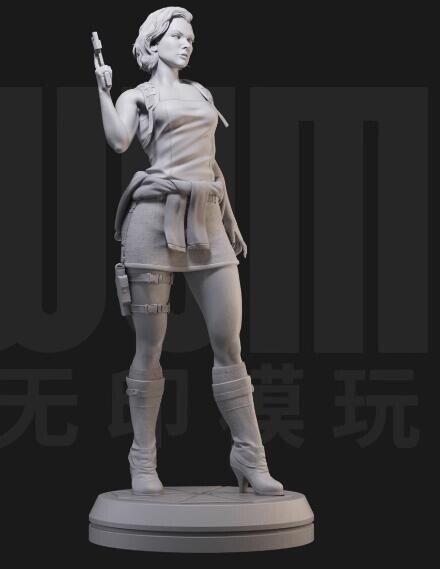 1/24 Resin Gil Valentin Resident Evil Unassembled Unpainted 2742