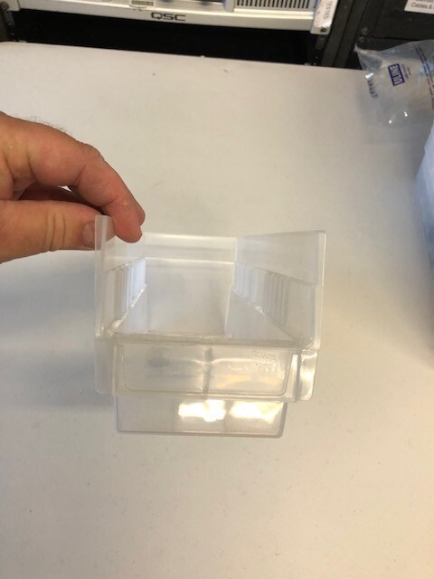 Uline Clear containers