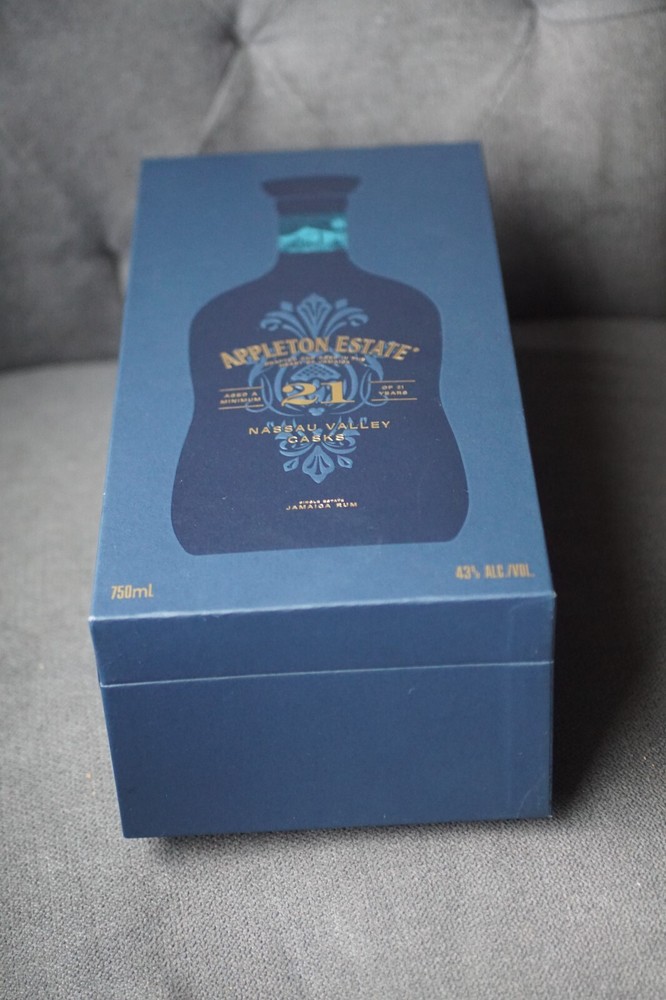 Appleton Estate 21 Nassau Valley Casks Empty Bottle/Display Box