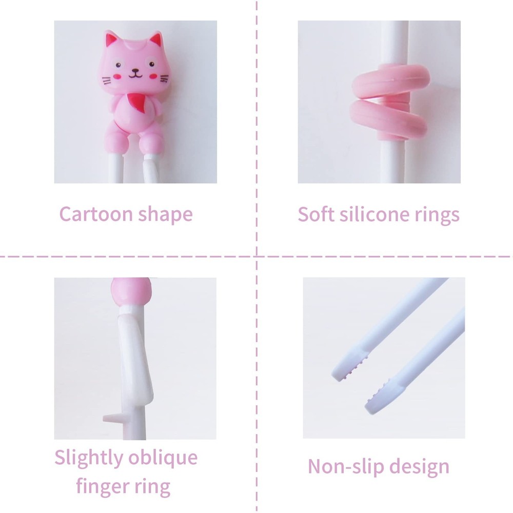 Kids Training Chopsticks - 1 Pair With Case for Learning and Practice - Begin...