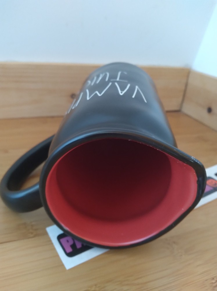 Rae Dunn Halloween Vampire Juice 8.5" Ceramic Pitcher