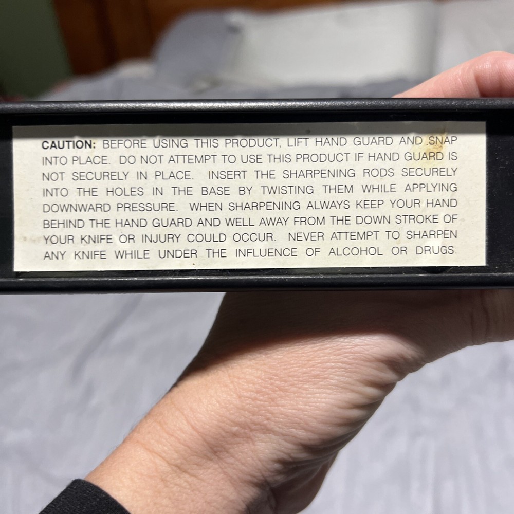 Smith’s knife sharpening sticks.