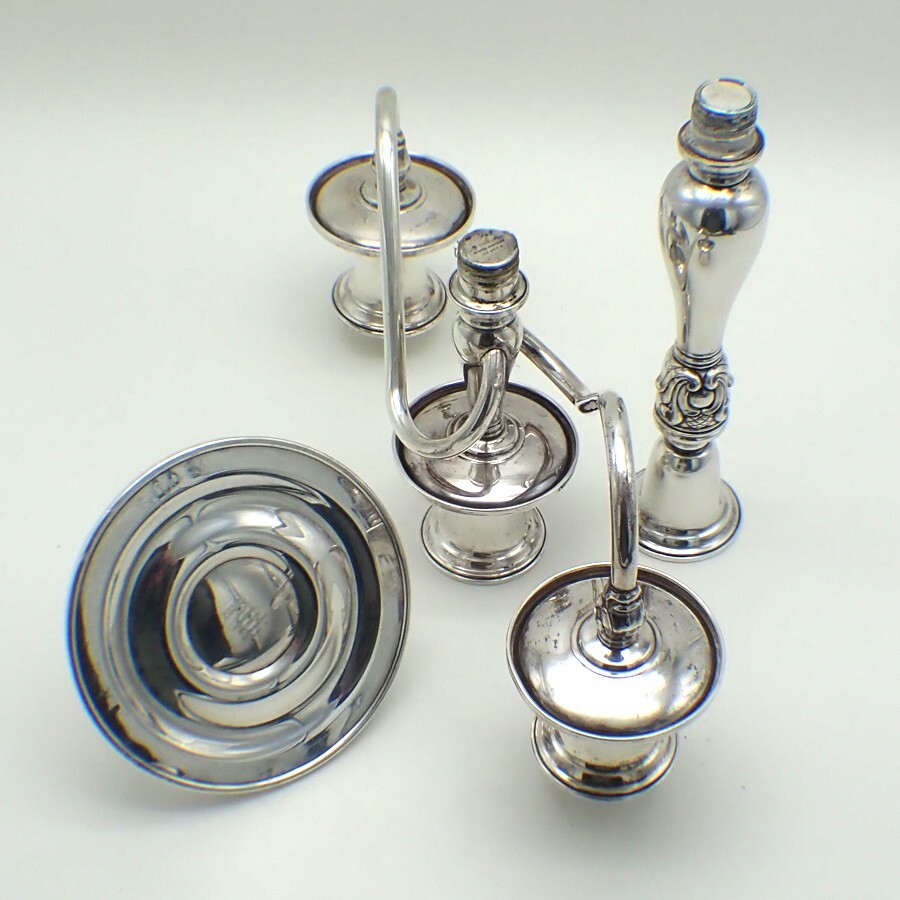 Royal Danish Three Light Candelabra International Sterling Silver