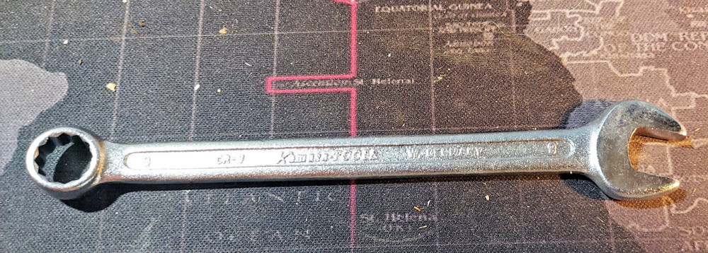 9mm Combination Spanner. Made in Germany by Kamasa