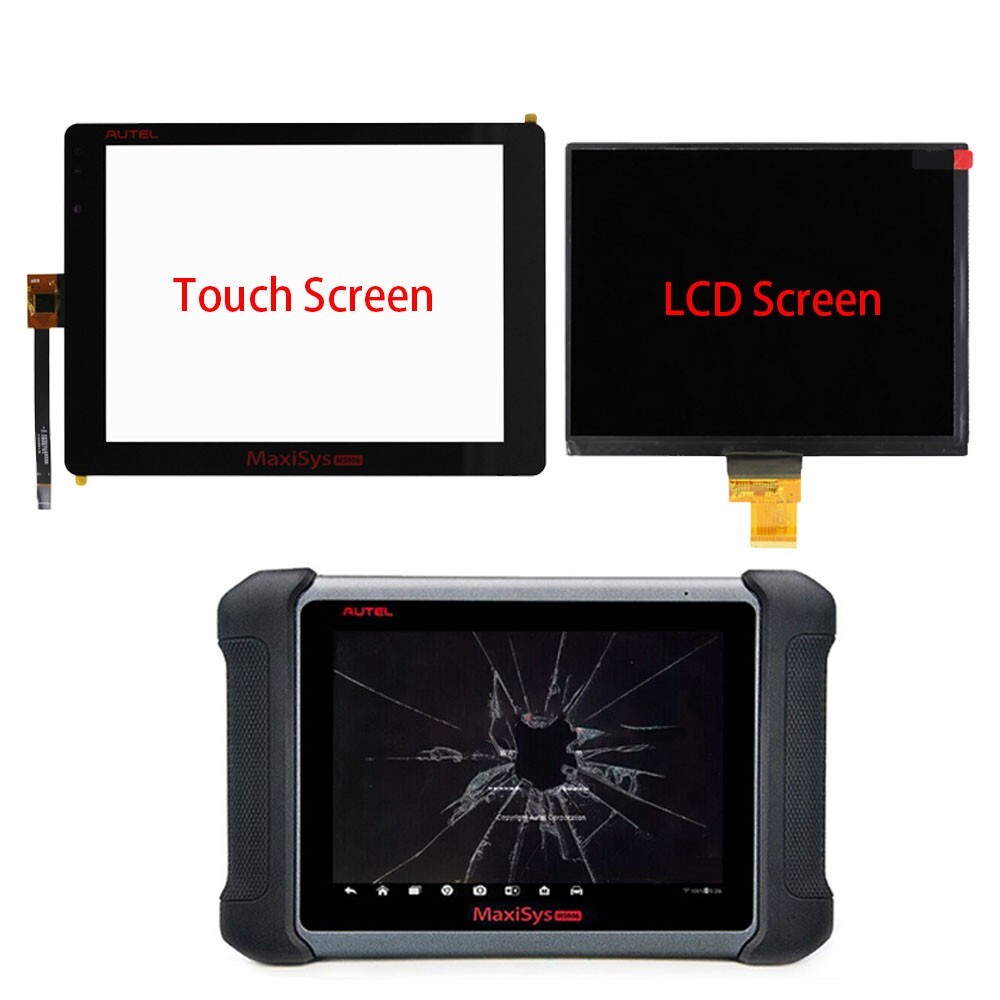 Digitizer LCD Touch Screen Display Glass For Autel MaxiSys MS906 MS906BT MS906TS