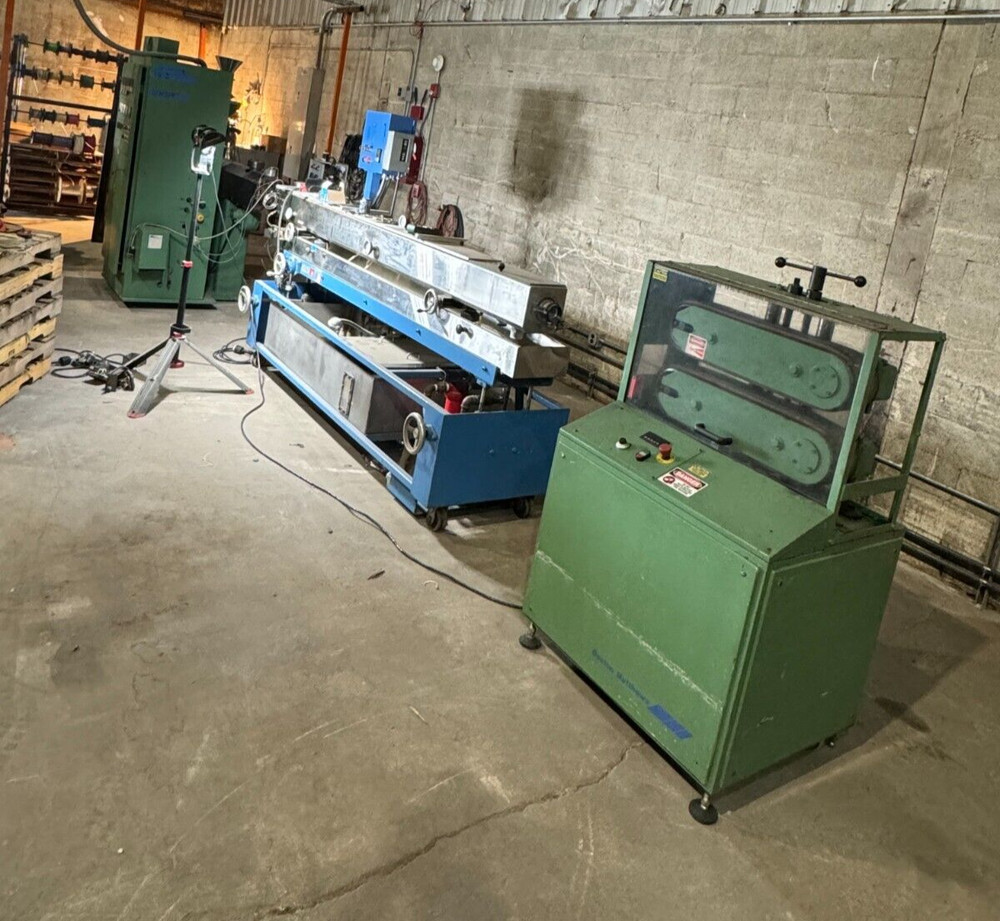 2.5" Plastic Extrusion Complete Running Line with Davis Standard Vacuum Tank