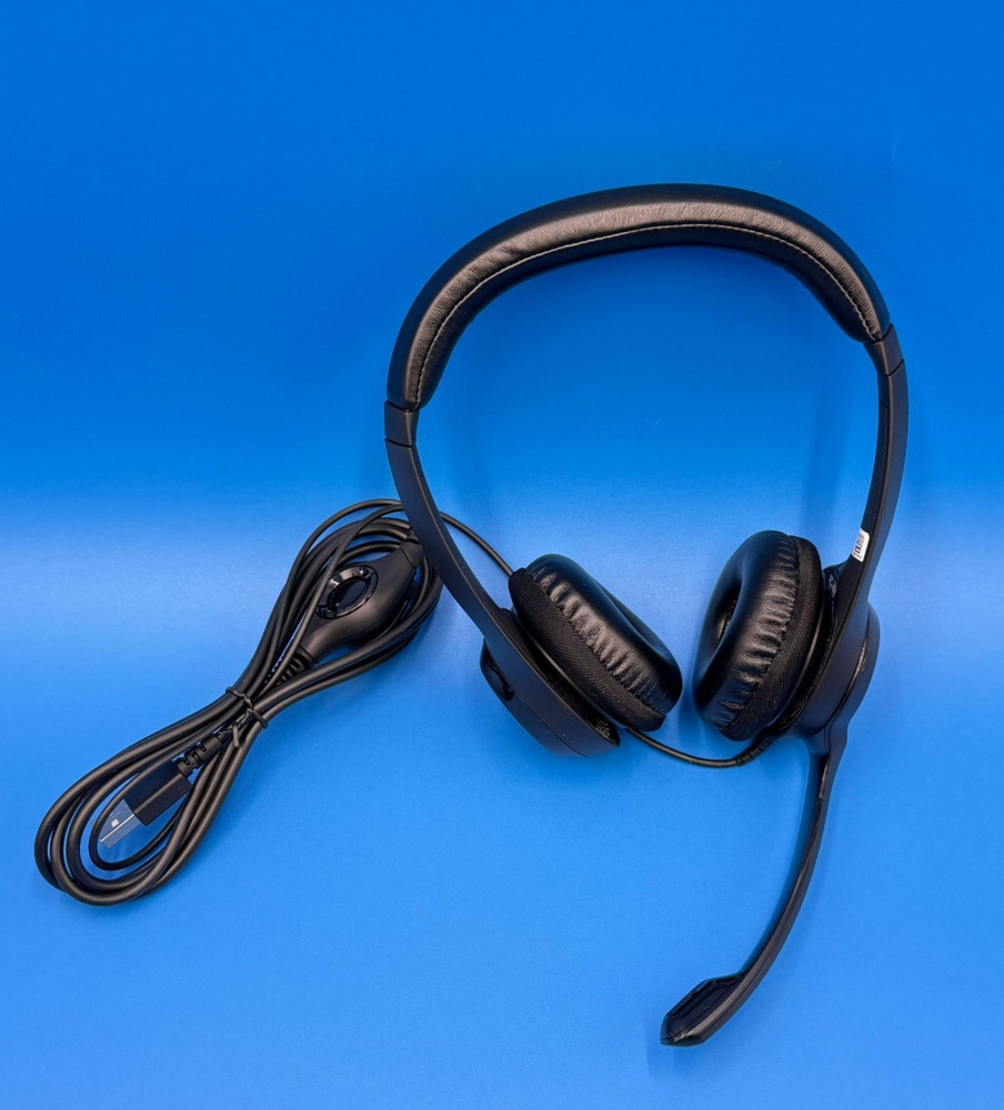 Logitech H390 USB Headset 981-000014 💚❤️💚❤️ NEW!!! OPEN BOX!!! 💚❤️💚❤️