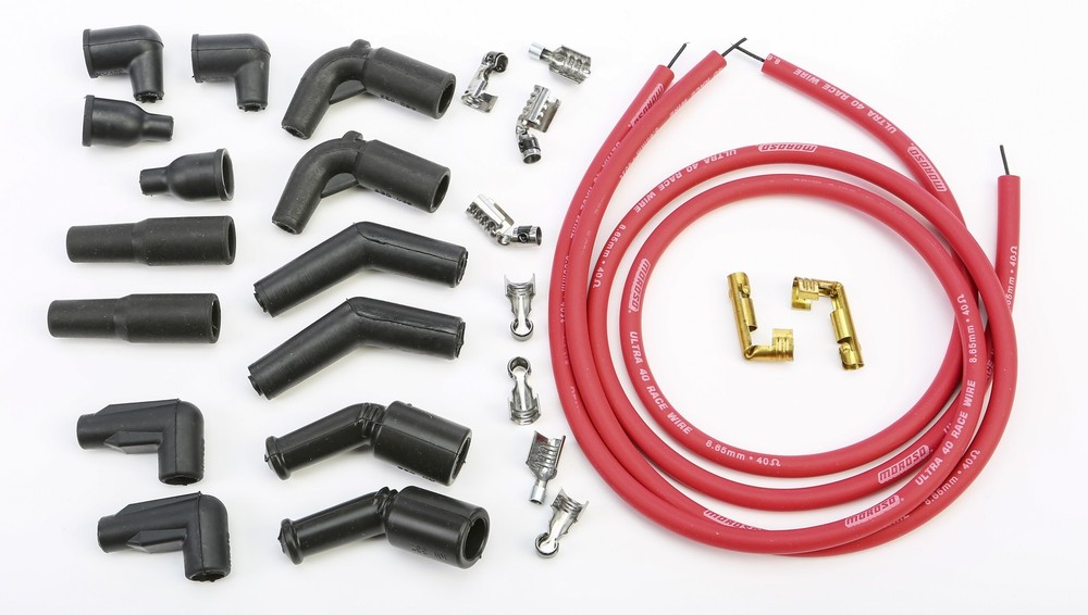 High Performance Ultra 40 Ignition Wire - Style: Caps & Wire