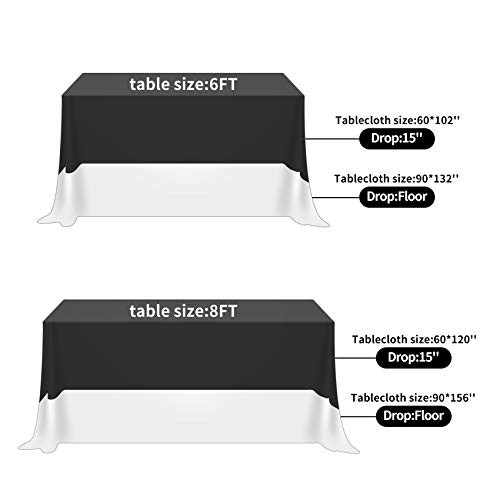 Rectangle Tablecloth 90x132 inch Washable 90" x 132" (Rectangular) Silver
