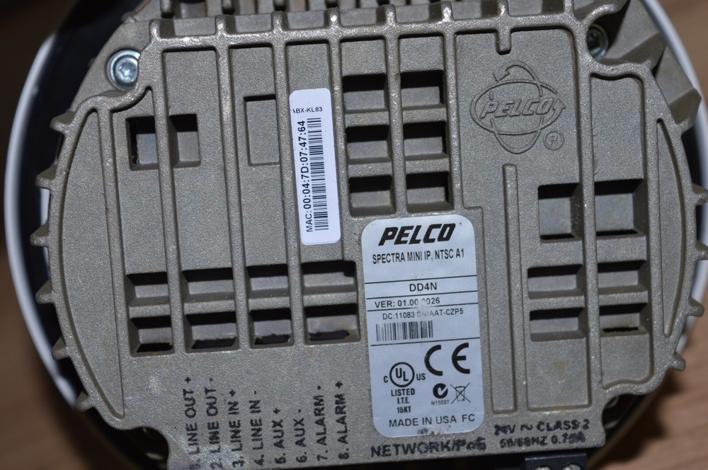 Pelco DD4N Spectra Mini IP Dome Drive PAL Camera