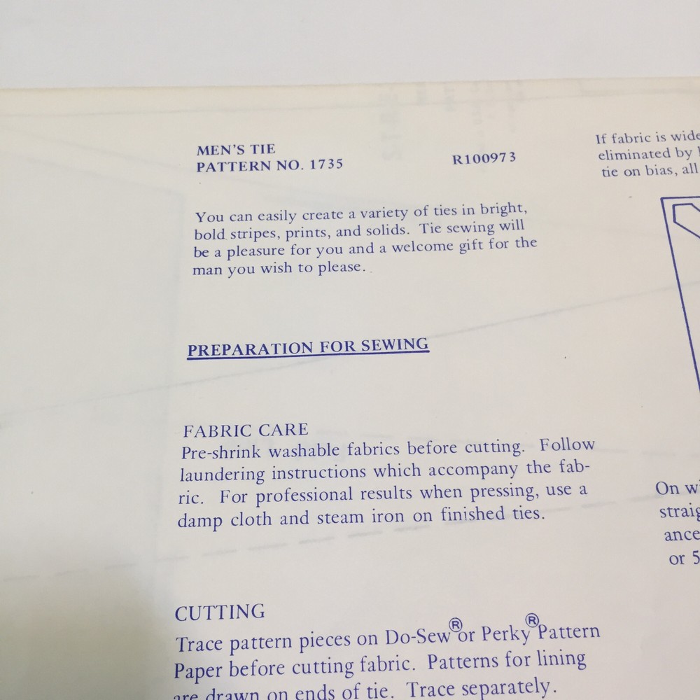 Stretch & Sew #1735 Knit Tie 5" wide