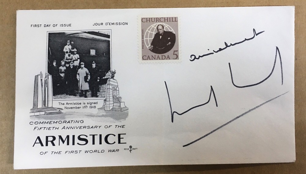 MICHEL LEGRAND French composer  signed envelope  autograph