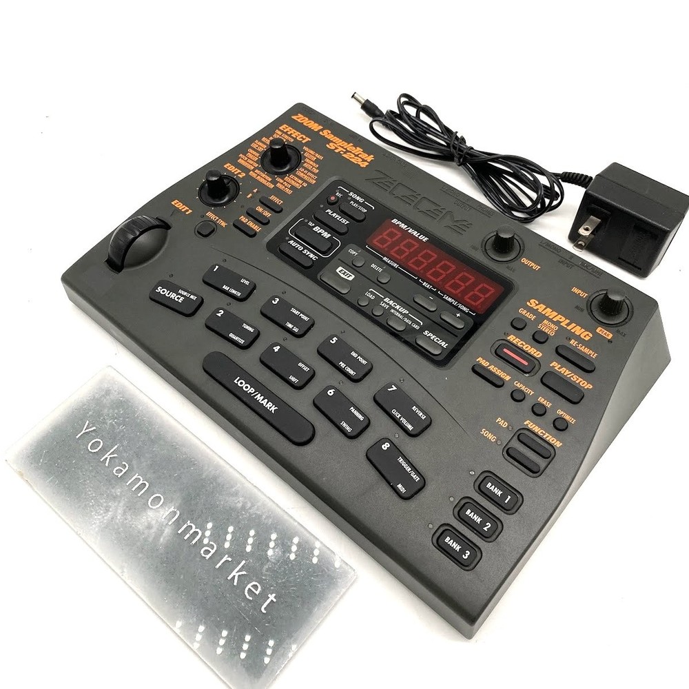 ZOOM ST-224 SampleTrak Sampler Drum Machine Lo-Fi Effects Unused Rare