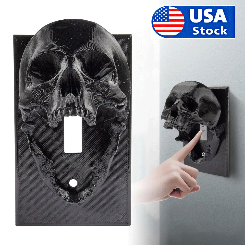 Skull Light switch plate NTL