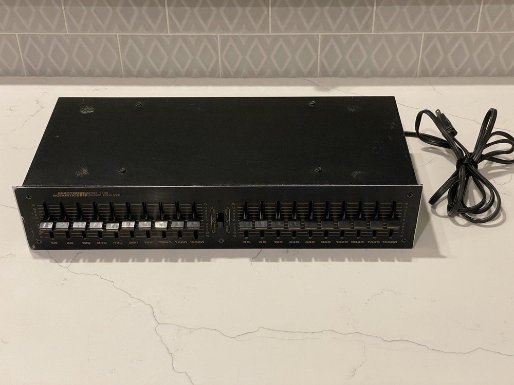 *Powers On!* *Unknown condition* Vintage Spectro Acoustics 2102R Equalizer