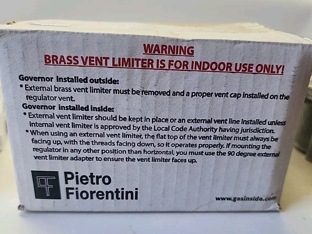Gastite Gov. Gas Reg. 31051 1/2" NPT Brand New/Free Shipping!!