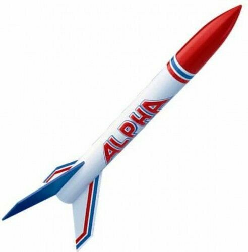 ESTES ALPHA Flying Model Rocket Kit 1225 Single Bulk Pack Kit New Sealed
