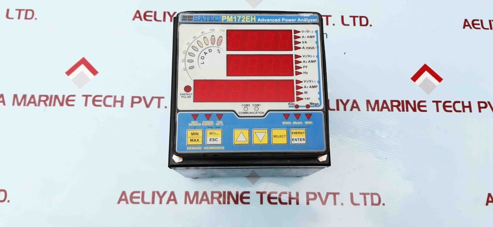 Satec PM172EH Advanced Power Analyzer 90-264 VAC