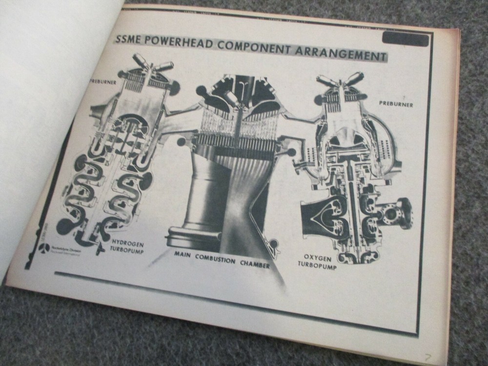 1979 NASA MSFC ORIG ROCKWELL BRIEFING SPACE SHUTTLE MAIN ENGINE DEVELOPMENT TEST