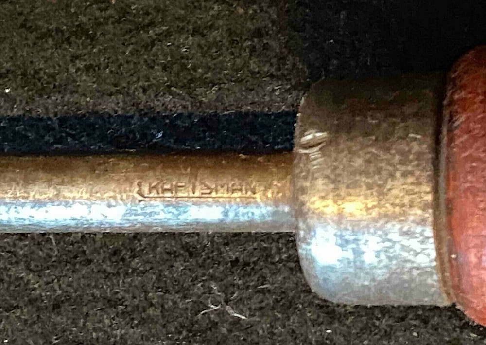 Vintage Craftsman Wooden Handle Lathe Tool