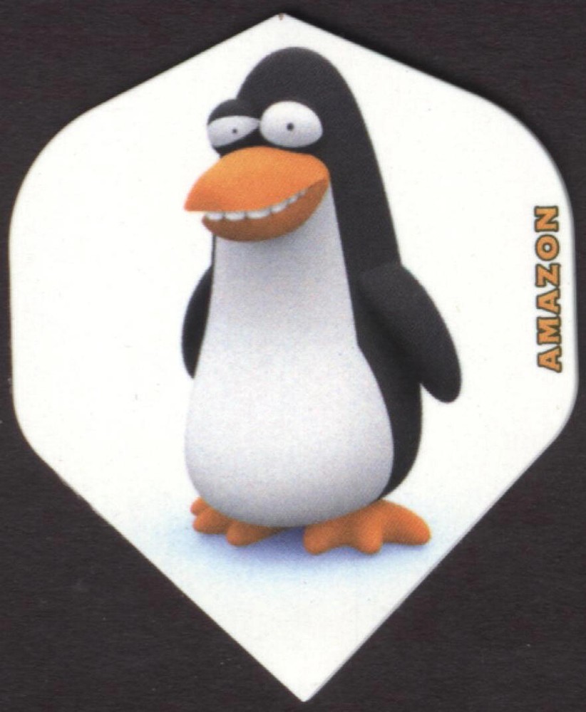 Tipsy Penguin Dart Flights: 3 per set