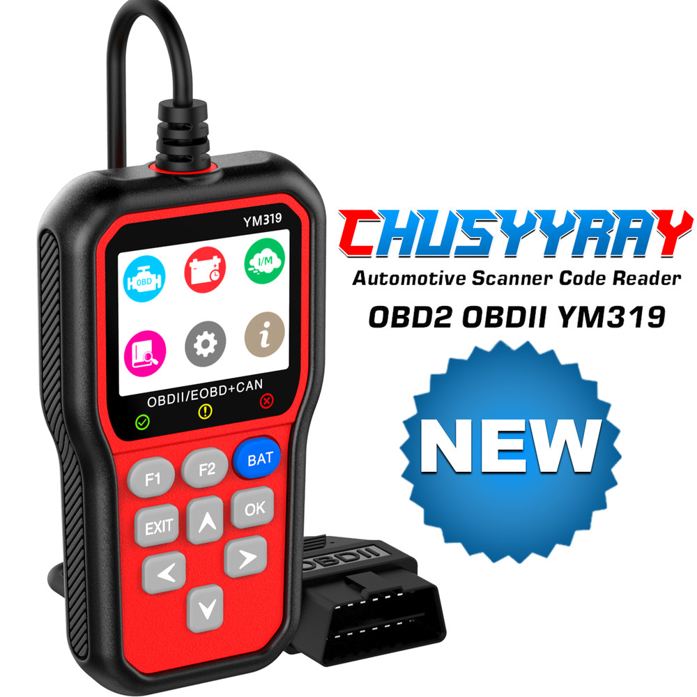 CHUSYYRAY YM319 OBD2 Scanner Code Reader OBD II Check Engine Car Diagnostic Tool