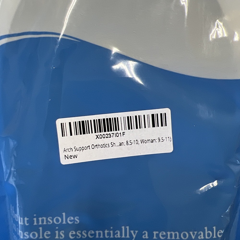 Comfort Insole Arch Support Orthotics Comfort Insole Medium
