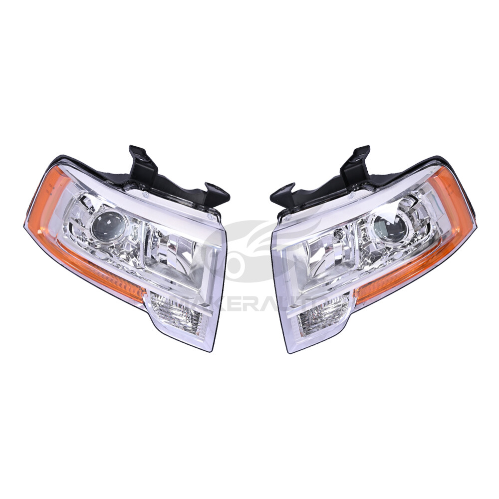 Halogen Pair Headlights for Ford Expedition 2015-2017 Halogen w/Bulbs