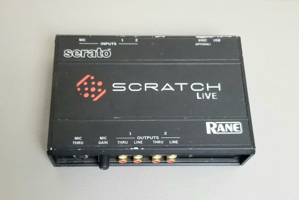 Rane SL (SL1) Serato Scratch Live Professional DJ USB Audio Interface - w/Cables
