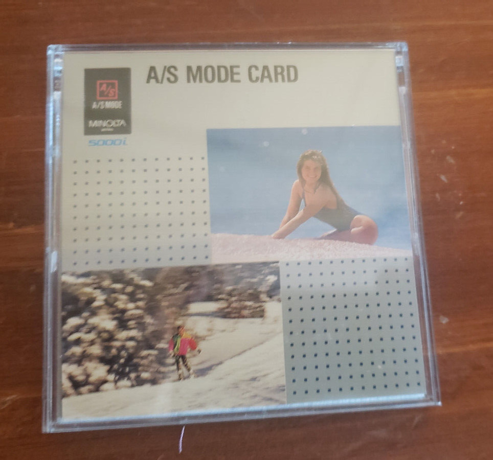 Minolta A/S Mode Card for Minolta 5000i Camera