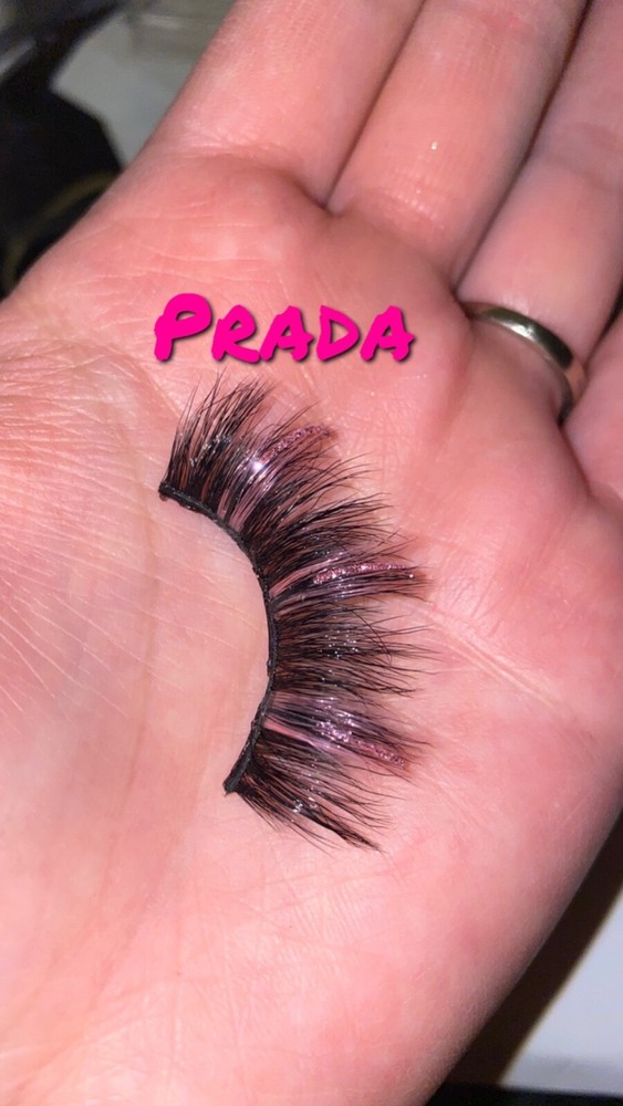 Glitter Mink Lashes, handmade 