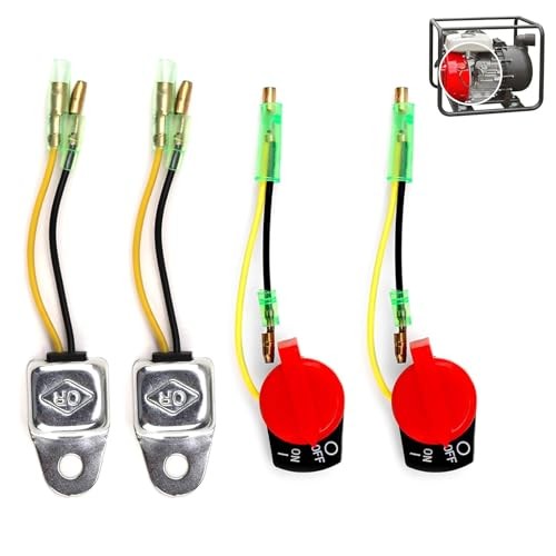 4 Pack 36100-ZE1-015 Engine Stop Switch & Low Oil Sensor Kit Compatible with