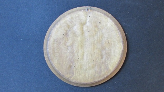 Vintage Wood Raised Relief Austria Wall Plaque D7