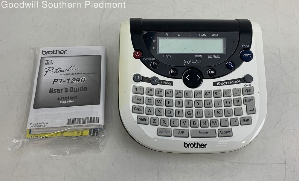 Brother P-Touch PT-1290 Label Maker - Tested
