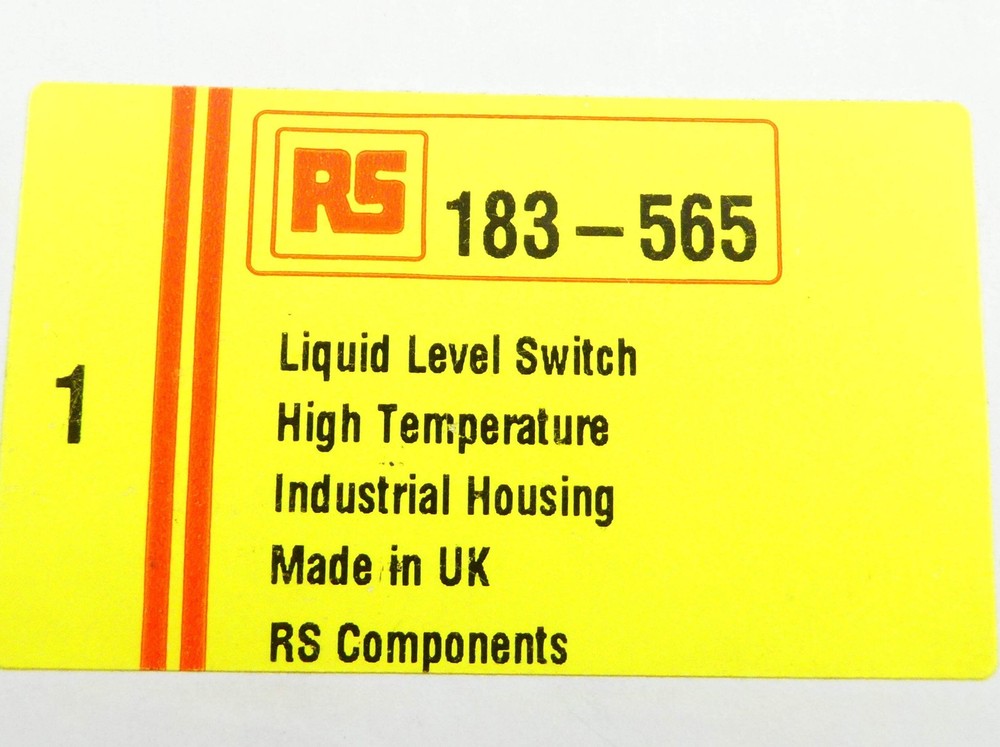 RS 183-565 (LIQUID LEVEL SWITCH) LIQUID SWITCH *