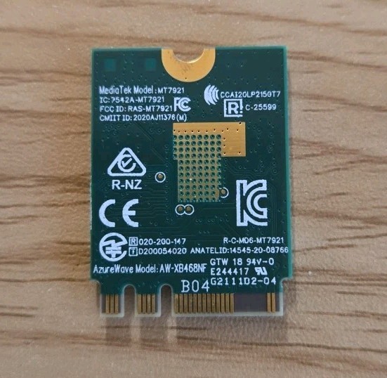 Mediatek MT7921 WLAN