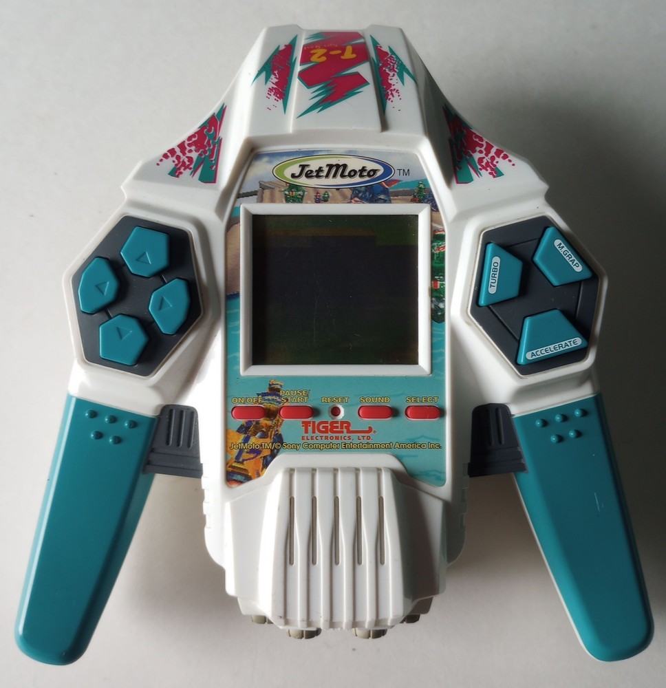 Jet Moto Electronic Handheld Game Tiger 1998 Tested