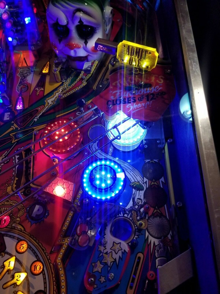 Williams Funhouse Pinball Machine Lower Right Clear Plastic with Custom Graphics