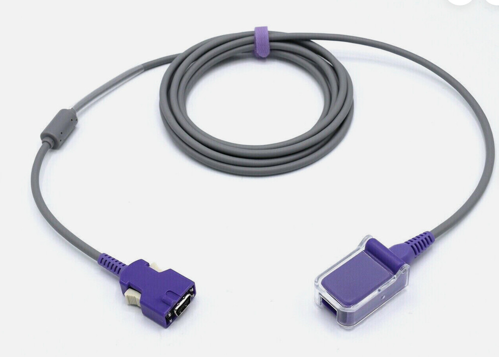 GE , MINDRAY DOC-10 Spo2 Adapter Cable Compatible - Same Day Shipping