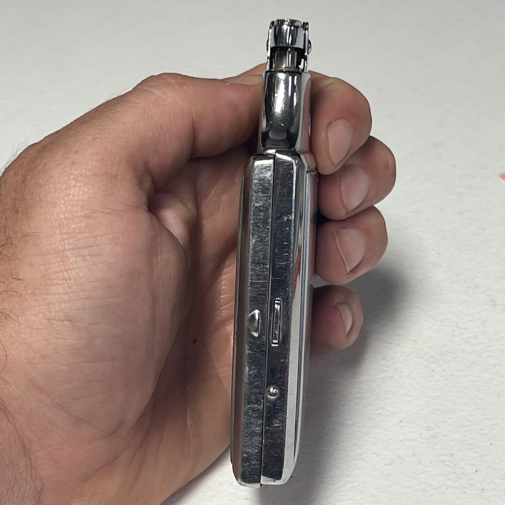 RARE Vintage Ronson ALL METAL Cigarette Case Lighter