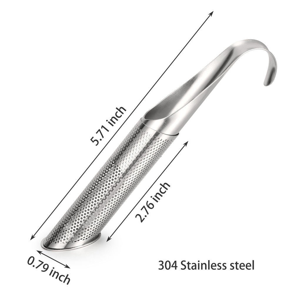 Stainless Steel Tea Infuser Diffuser Herbal Mesh Mug Loose Leaf Strainer Filter