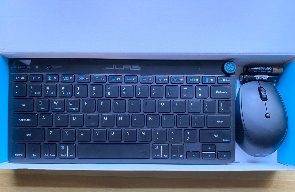JLab GO Wireless Keyboard and Mouse Bundle - Black
