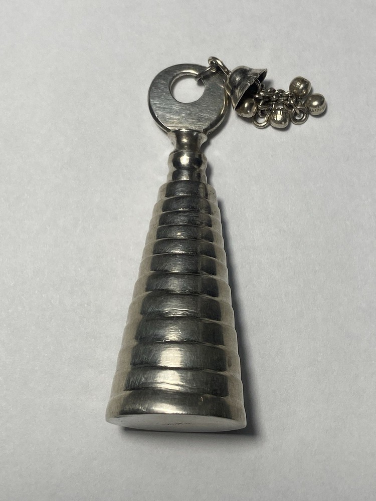 Scrap Sterling Silver Antique Snuff Scent Perfume Bottle W/ Deep Stick