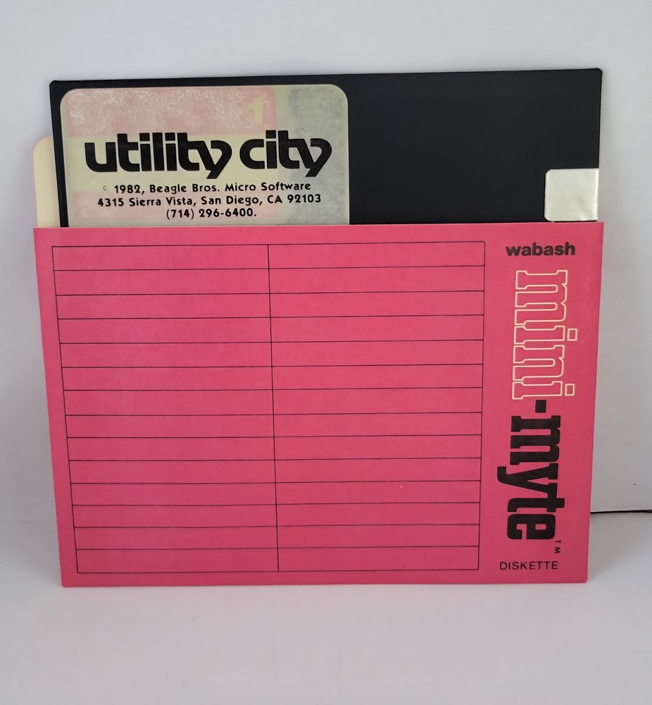 Apple II Software Utility City 1982 Beagle Bros Micro Software CA USA