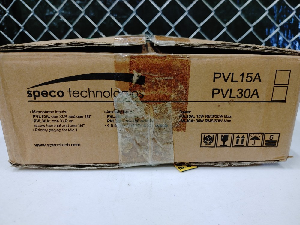 Speco Technologies Amplifier PVL15A