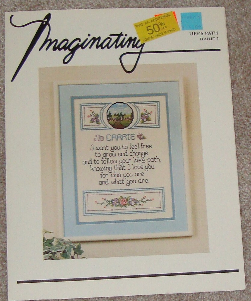 Imaginating 'Life's Path' Counted Cross Stitch Pattern - New