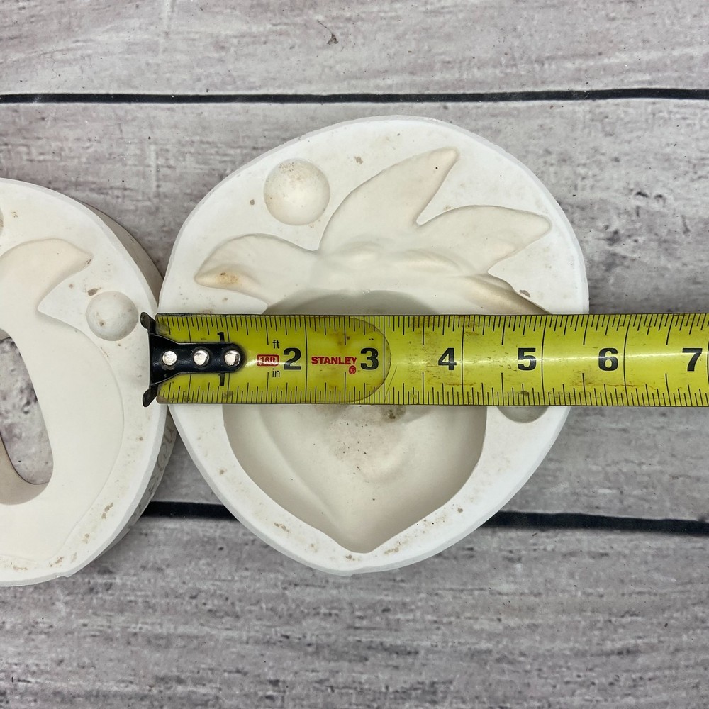 Ceramic Casting Mold Fruit Peach Plaque #R-524